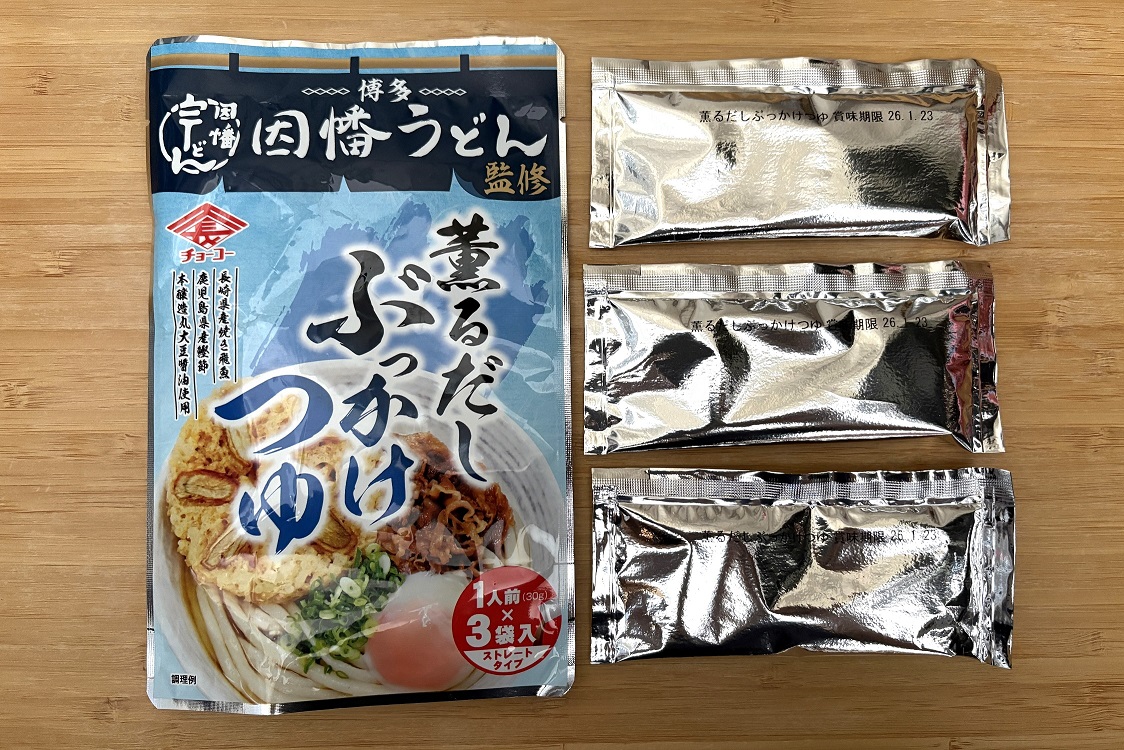 因幡うどん監修 薫るだしぶっかけつゆの中身