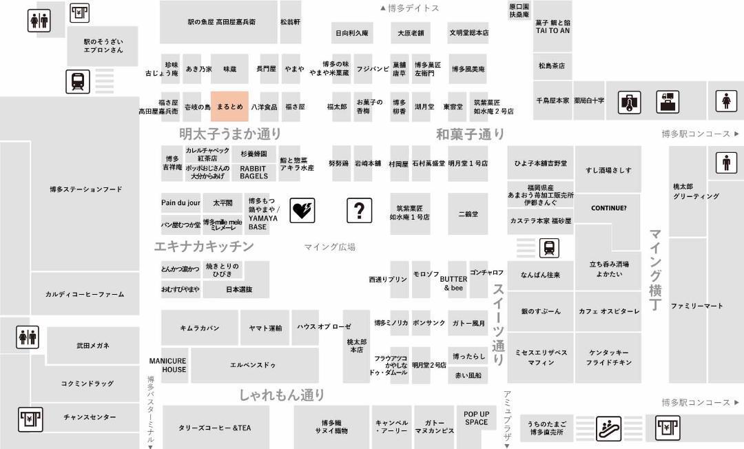 マイング内における「まるとめ」の位置