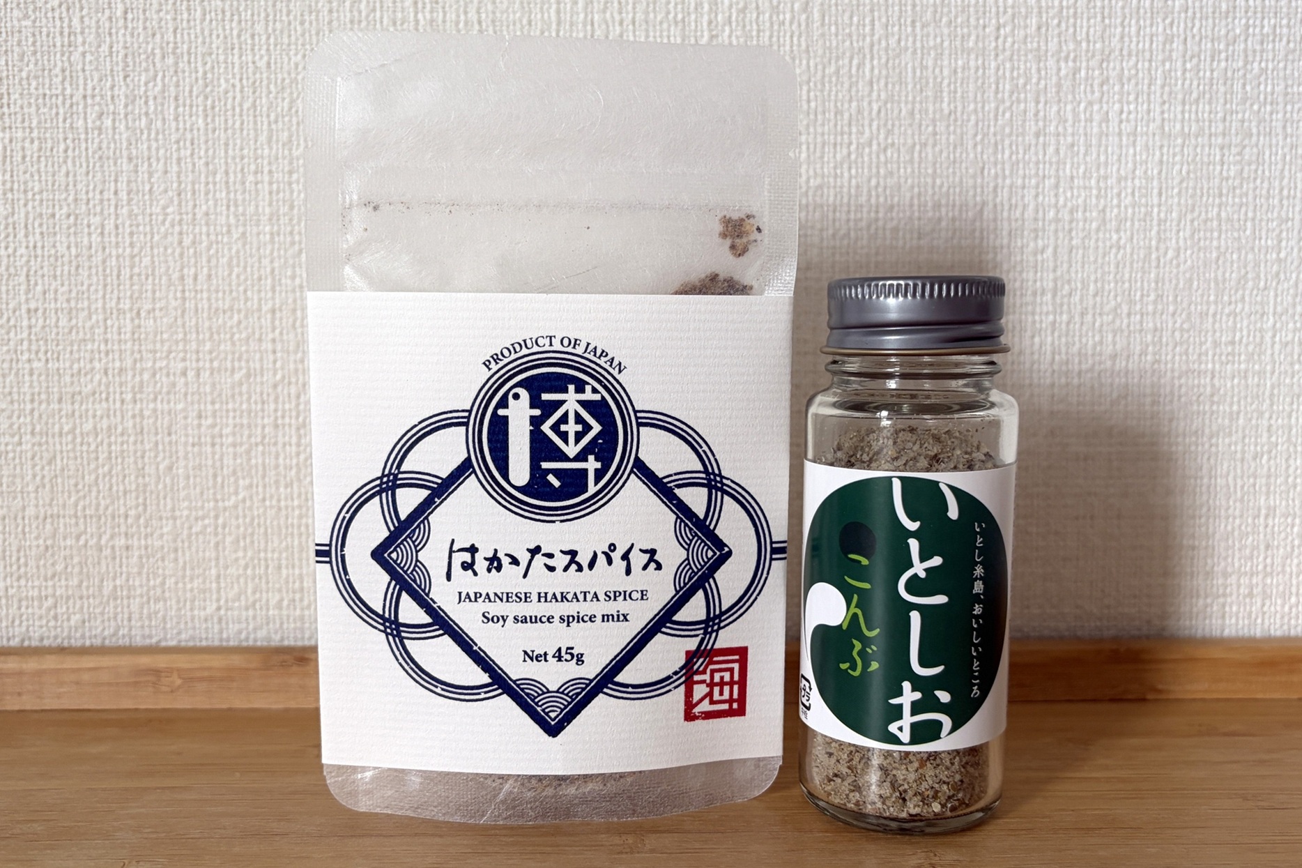 はかたスパイス、いとしおこんぶ